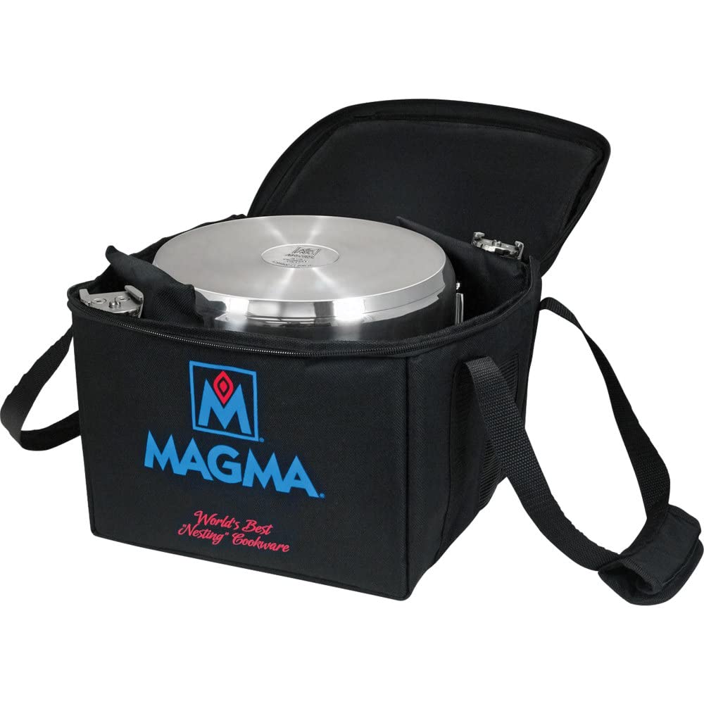 MAGMA A10-364 Padded Storage Case | Protective Carry Bag Nesting Cookware Sets | Ideal for Boat, RV, Camping & Home Organization