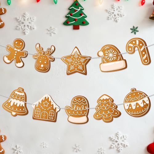 Gingerbread Garland Decoration for Christmas & New Year
