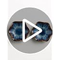 NAIYANJA Green Ceramic Lotus Leaf Trinket Dish Jewelry Ring Holder