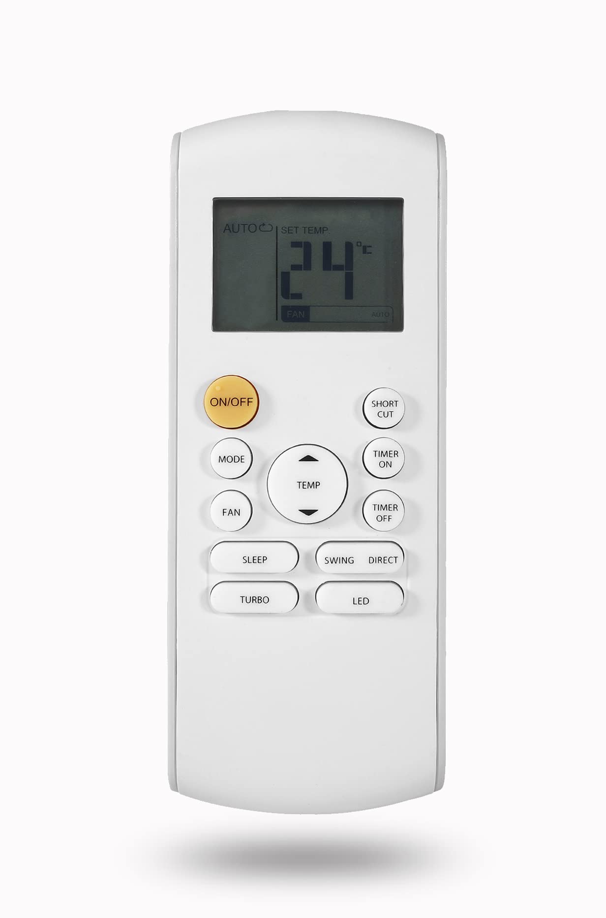 Replacement Remote Control for Midea MRCOOL FRIMEC Klimaire AC Air Conditioner RG57A6/BGEFU1 RG57E1/BGEU1 RG52A2/BGEFU1 RG57F3(B)/BGEFU1 RG57H3(B)/BGCEFU1-M RG57E1/BGEU1 RG57H3/BGEFU1 RG57B1/BGE