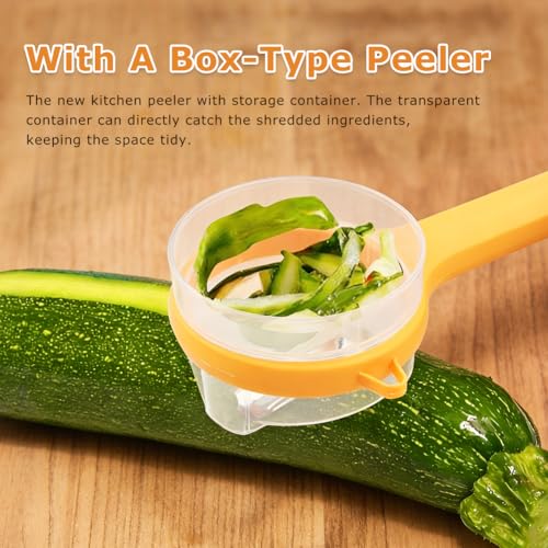 Zorivane 2-in-1 Vegetable Peeler with Storage Box - 3PCS Kitchen Tools