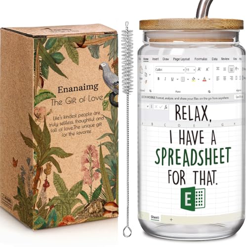 Relaxed Funny Accountant 16oz Coffee Mug Gift for Boss CPA Coworker - Spreadsheet