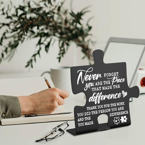 Inspirational Coworker Appreciation Puzzle Plaque - Retirement Gift