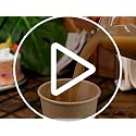 Lamosi 100 Count 3 oz Kraft Paper Cups - Disposable Small Coffee Cups