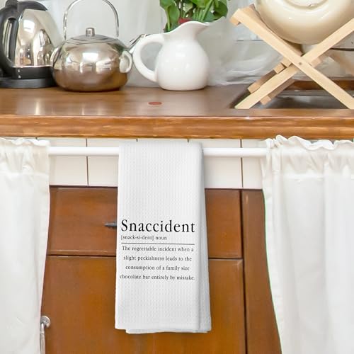 Funny Snaccident Kitchen Towels - Microfiber Hand Towels 16x24in