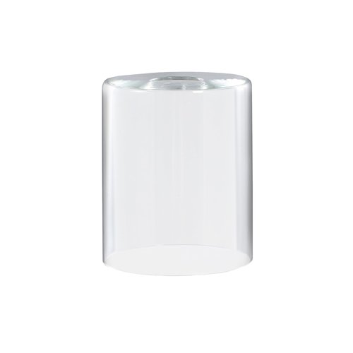 Aspen Creative 23648-60-1 Clear Glass Shade, 1-5/8" Fitter Size, 4-5/8" Diameter x 5-3/4" Height, 1 Pack