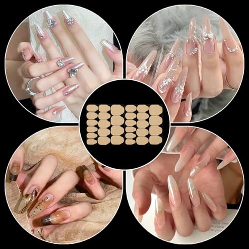 Press on Nail Adhesive Tabs - 630 Pcs Waterproof Nail Sticky Tabs
