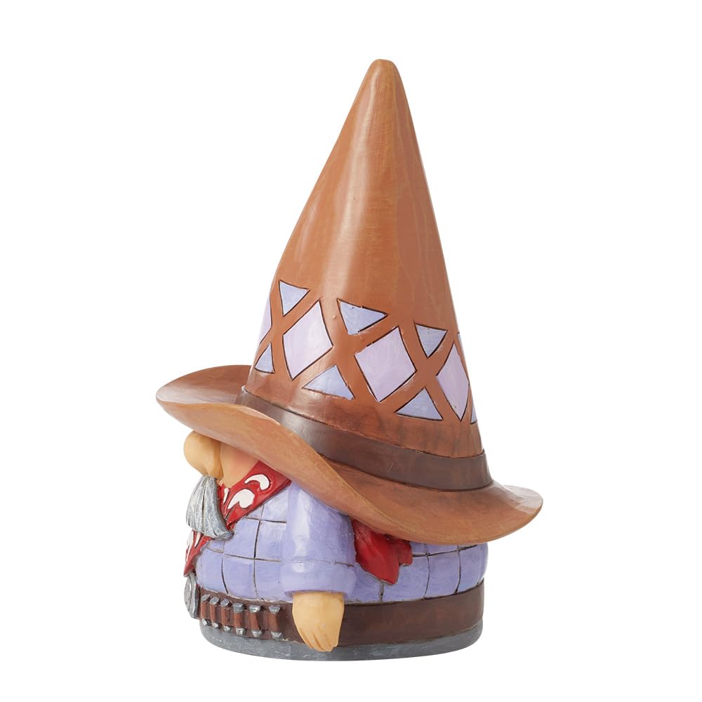Enesco Jim Shore Heartwood Creek Cowboy Gnome Figurine, 6.75 Inch, Multicolor