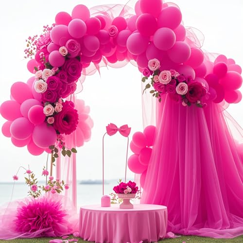70 Pack Hot Pink 12 Inch Latex Balloons for Parties & Weddings
