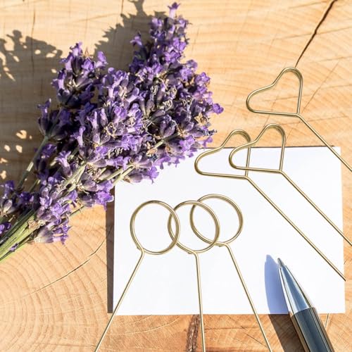 40Pcs 12 Inch Heart Floral Card Holders for Wedding & Party Decorations