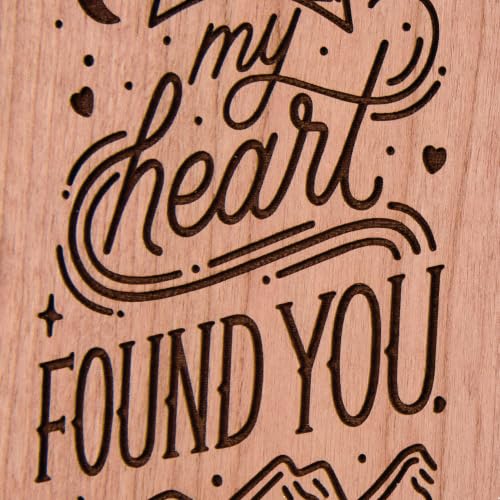 Hallmark Wood Anniversary Card - When My Heart Found You