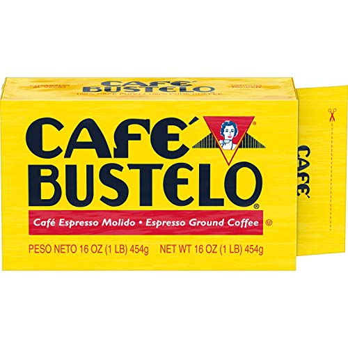 Café Bustelo Dark Roast Ground Coffee, 16-Ounce Brick