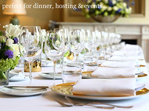 Pomp 52" x 52" Premium Polyester Tablecloth - Wrinkle & Stain Resistant