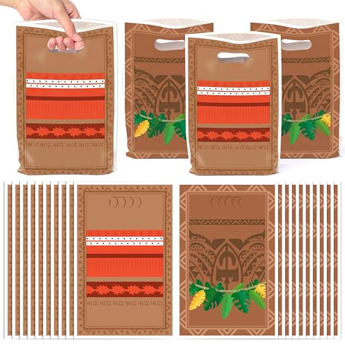 50PCS Hawaiian Party Favor Bags for Kids - Summer Goodie Bags