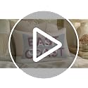 HERHOME Navy Blue & White Coastal Lumbar Pillow Cover 12x20 for Home & Outdoor Decor – Pack of 1