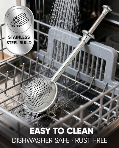 Vosturdy One-Handed Flour Duster - Stainless Steel Baking Tool