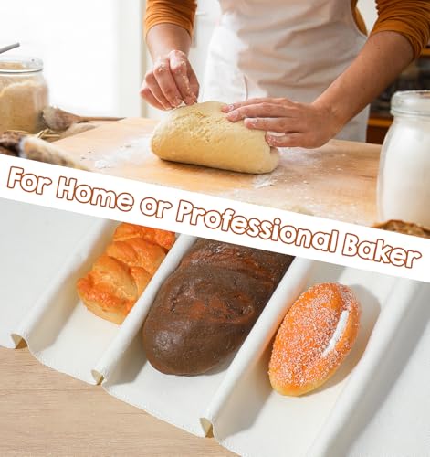Large Cotton Baking Towels for Sourdough & Baguettes - 35.4x26 Inch