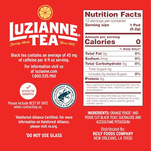 Luzianne Sweet Iced Tea Single-Serve Pods - 12 Count