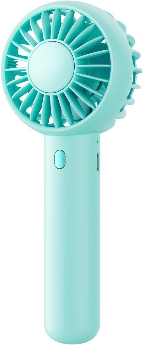 Gaiatop Mini Portable Fan - Powerful 3-Speed Handheld & Desktop Design | Lightweight USB Rechargeable Green