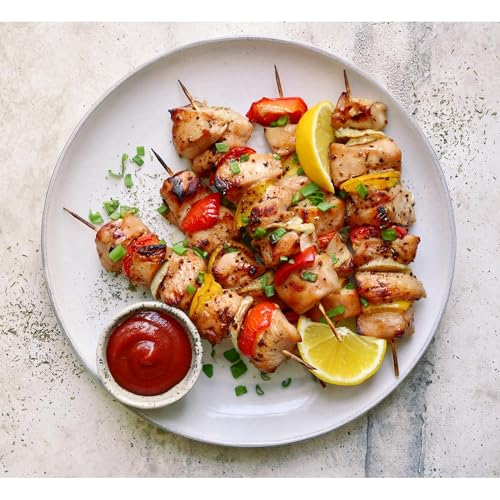 HIC Kitchen Natural Bamboo Skewers for Grilling and Appetizers, 100 Count