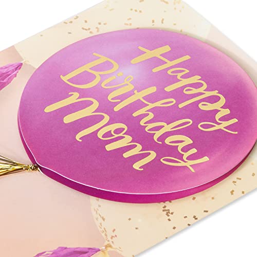 American Greetings Birthday Card for Mom with Gold Foil and Tassels
