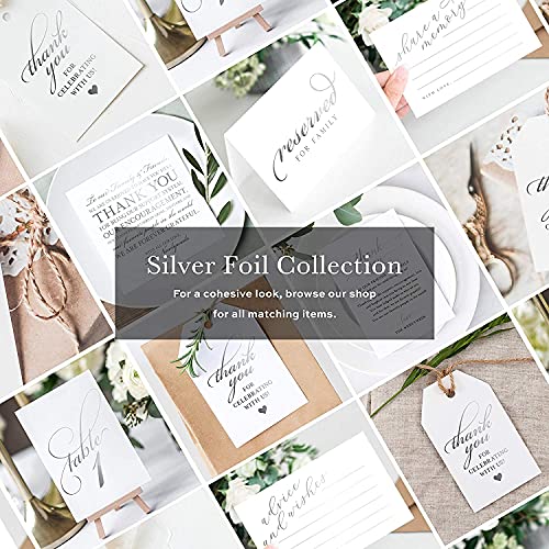 Share a Memory Cards with Silver Foil - 50 Pack 4x6