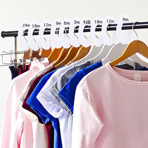 LoveBB 40 Pcs Closet Dividers for Baby Clothes Organization