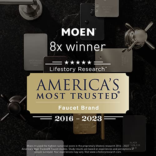 Moen Preston Single Post Toilet Paper Holder - Chrome Open Arm Design