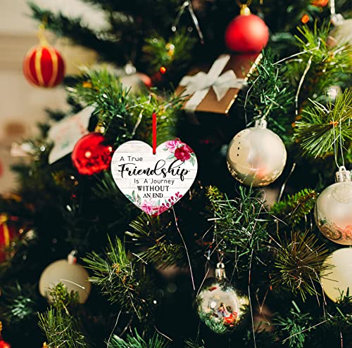 Friendship Christmas Ornament - A True Friendship Keepsake Gift