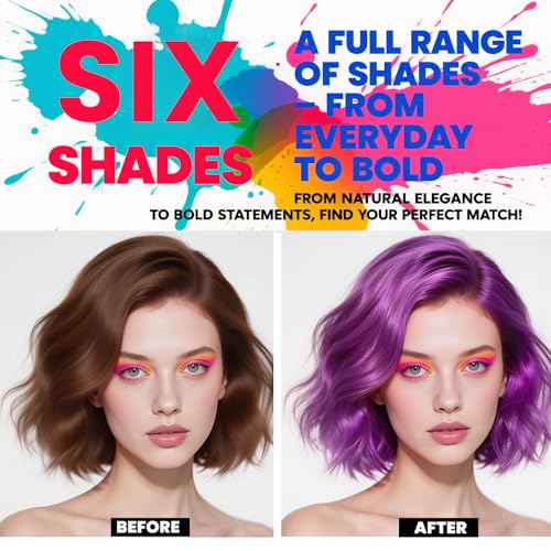 Minfei Purple Temporary Hair Color Spray 120ml Washable Hair Dye for Party
