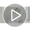 Self-Adhesive Green Plant Toilet Seat Lid Decal - Waterproof Floral Sticker for Bathroom Decor