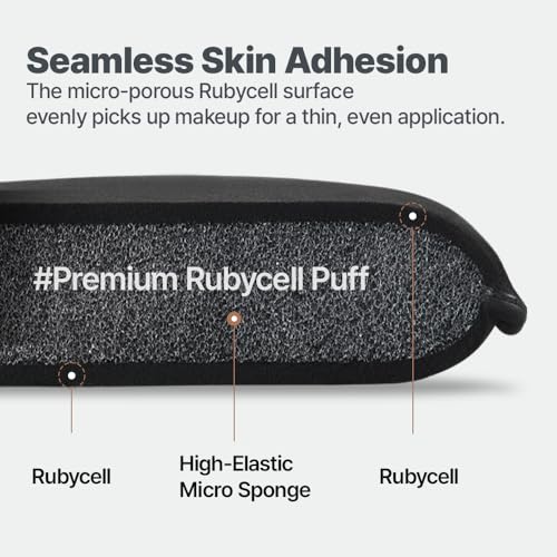 Cell Fusion C Rubycell Makeup Sponge Puff for Foundation & BB Cream
