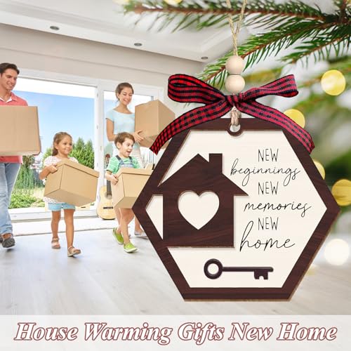 Customizable Wooden Housewarming Gift - New Beginnings Sign