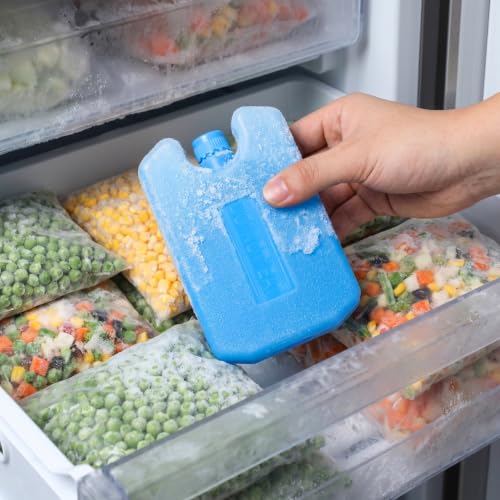 TOYANDONA Reusable Ice Packs for Lunch Boxes, Coolers, and Picnic Bags - 6 Pack