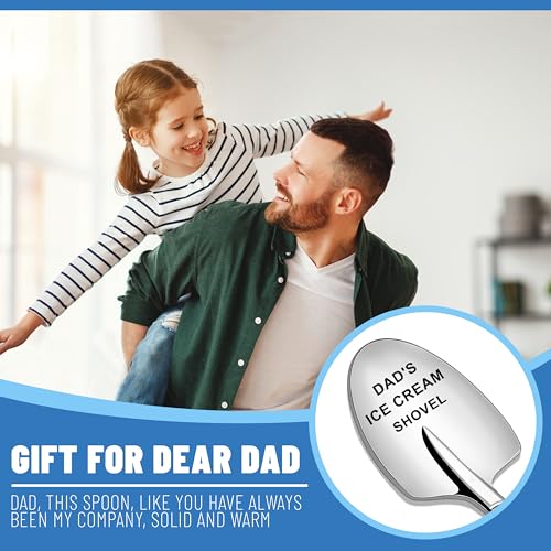 Dad's Ice Cream Shovel - Stainless Steel Gift for Father's Day