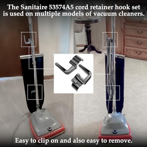 HASMX 2-Pack Cord Hooks for Sanitaire & Eureka Vacuum Cleaners