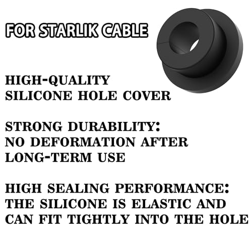 Starlink Cable Routing Kit with Silicone Wall Grommet - 3/4" Hole
