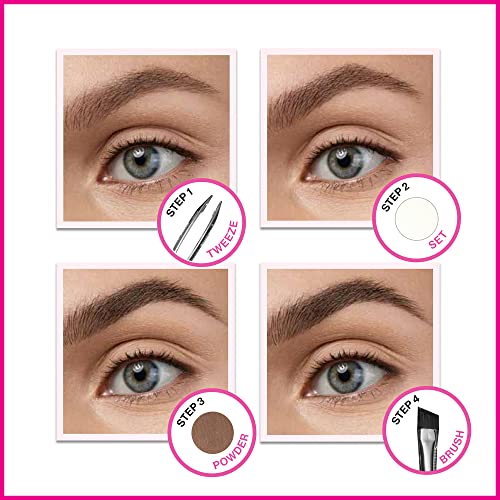 wet n wild Ultimate Eyebrow Makeup Kit - Dark Brown 5-Piece Set
