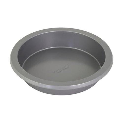 KitchenAid Nonstick Aluminized Steel Round Cake Pan, Dishwasher Safe, 9 Inch, Contour Silver