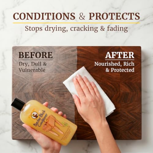 Howard Butcher Block Conditioner & Food Grade Mineral Oil, 12 Fl Oz
