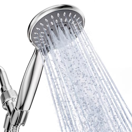 MakeFit Handheld Shower Head with 5 Spray Modes for Low Water Pressure