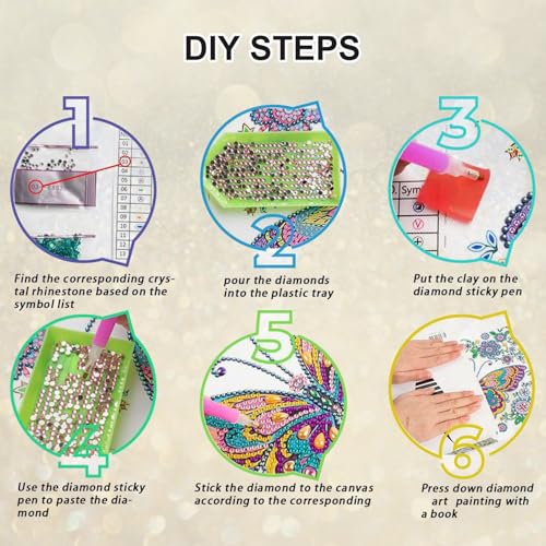 5D Flower Diamond Painting Kit for Adults | 12x12 Inch DIY Art