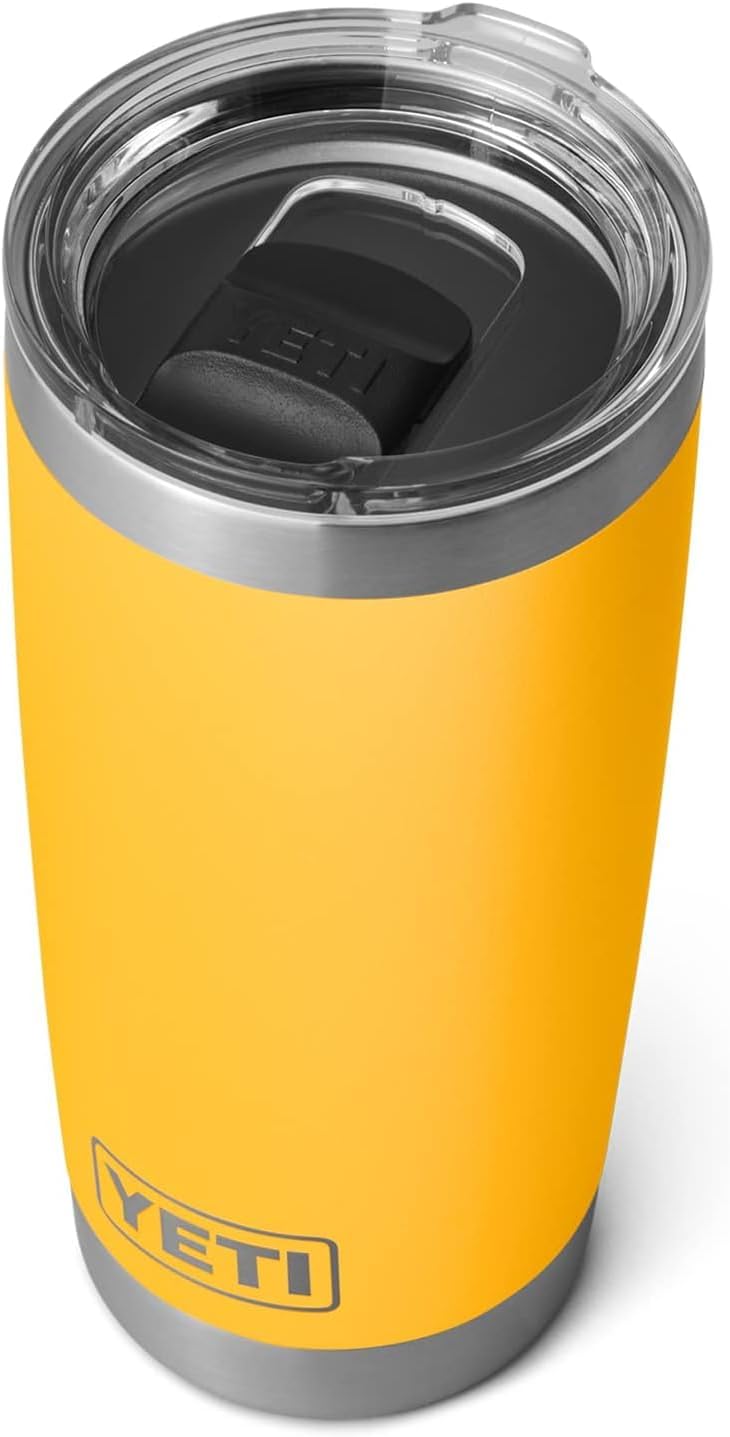 YETI Rambler 20 oz Stainless Steel Tumbler - Vacuum Insulated with MagSlider Lid for Ultimate Temperature Control