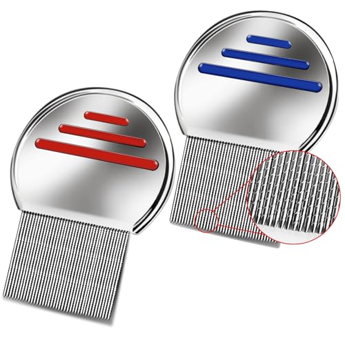 Professional Stainless Steel Pet Grooming Comb 2-Pack