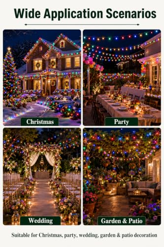 White Christmas Light Clips Pack of 100 for C7 C9 Lights Gutter & Shingle Mounting
