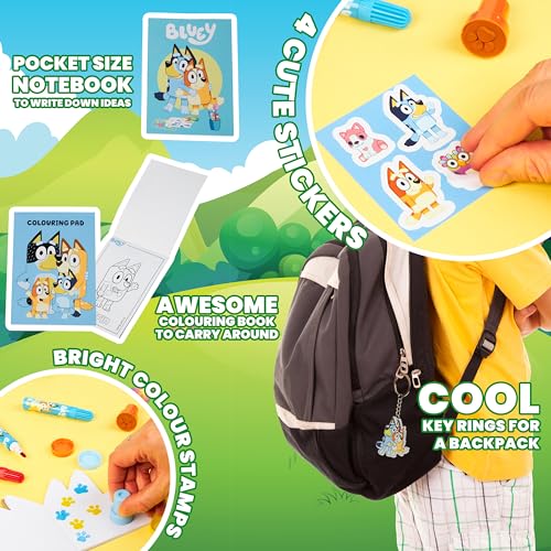 Bluey Kids Advent Calendar 2026 with Stationery & Toys - Holiday Gift for Children