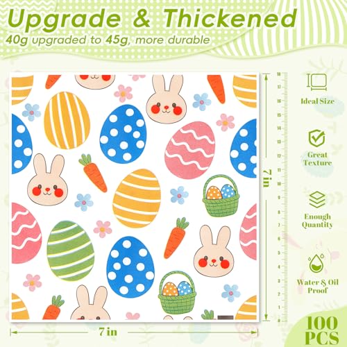 100Pcs 7x7 Inch Greaseproof Wax Paper Sheets for Food Wrapping