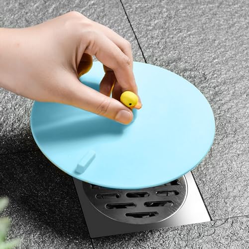 6-Inch Silicone Sink Stopper with Cute Duck Design - Multi-Use Drain Plug