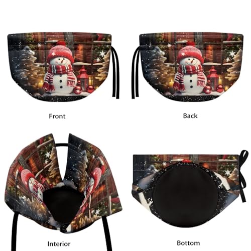 Snowman Teapot Cozy - Christmas Insulated Kettle Cover with Dust Proof Fabric