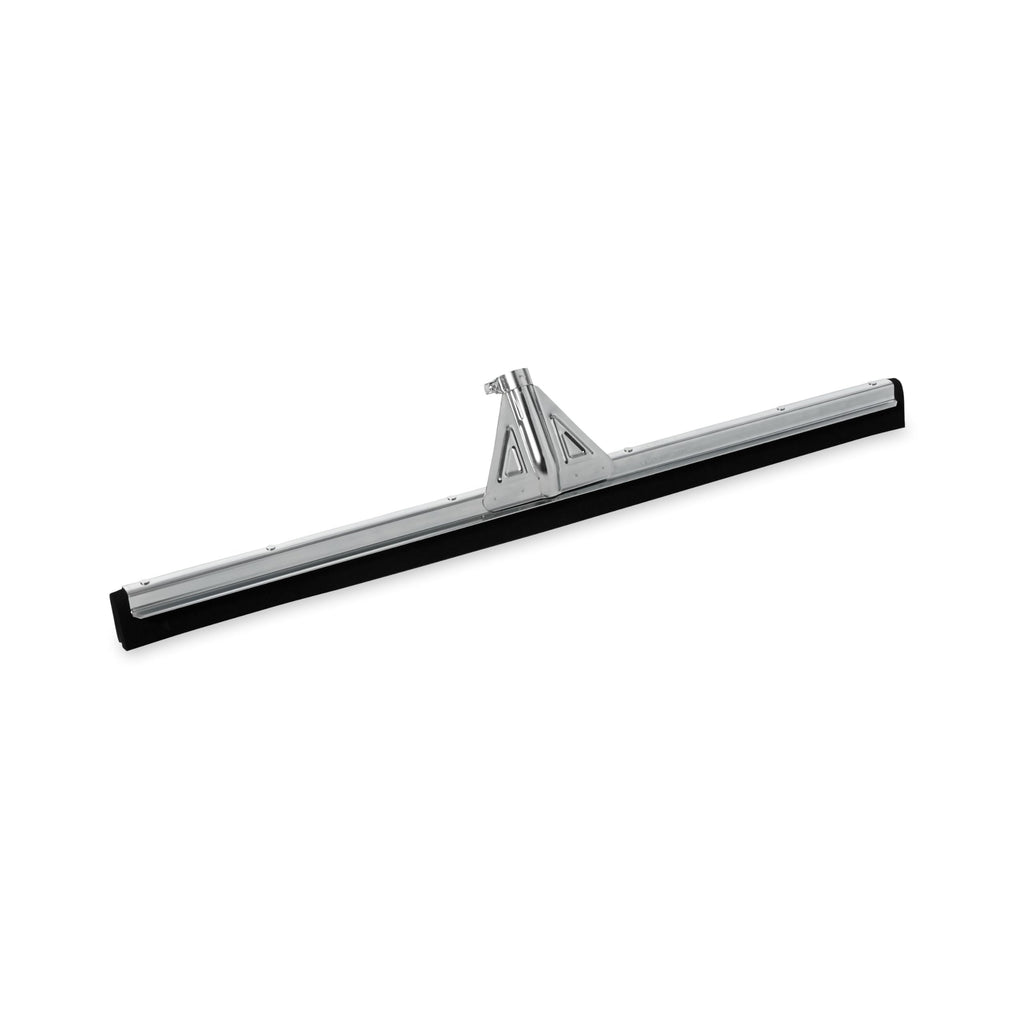 Rubbermaid Commercial Products Heavy-Duty Floor Dual Squeegee Black for Warehouses/Concrete/Car Garage/Basement Floor